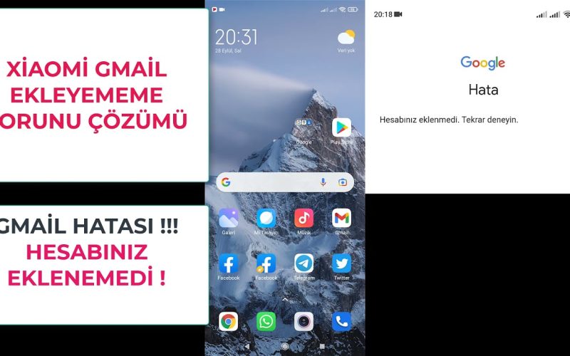 Google Hesabı Eklenemedi Sorunu Nasıl Çözülür?
